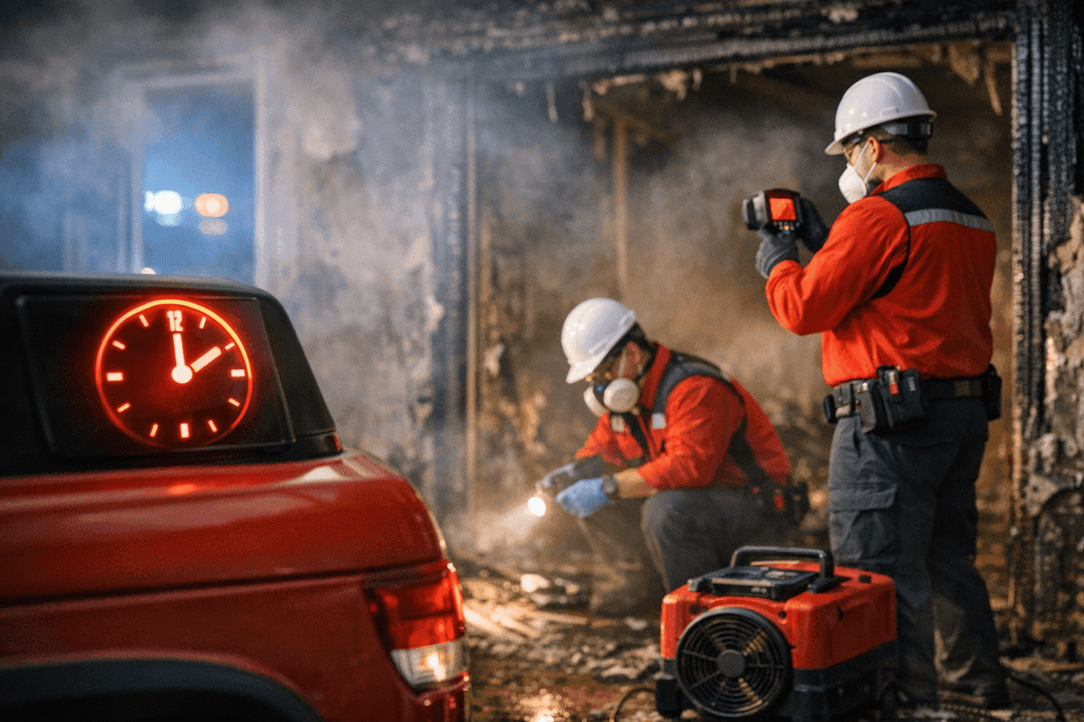 24-Hour Service service by Phoenix Fire Damage Restoration