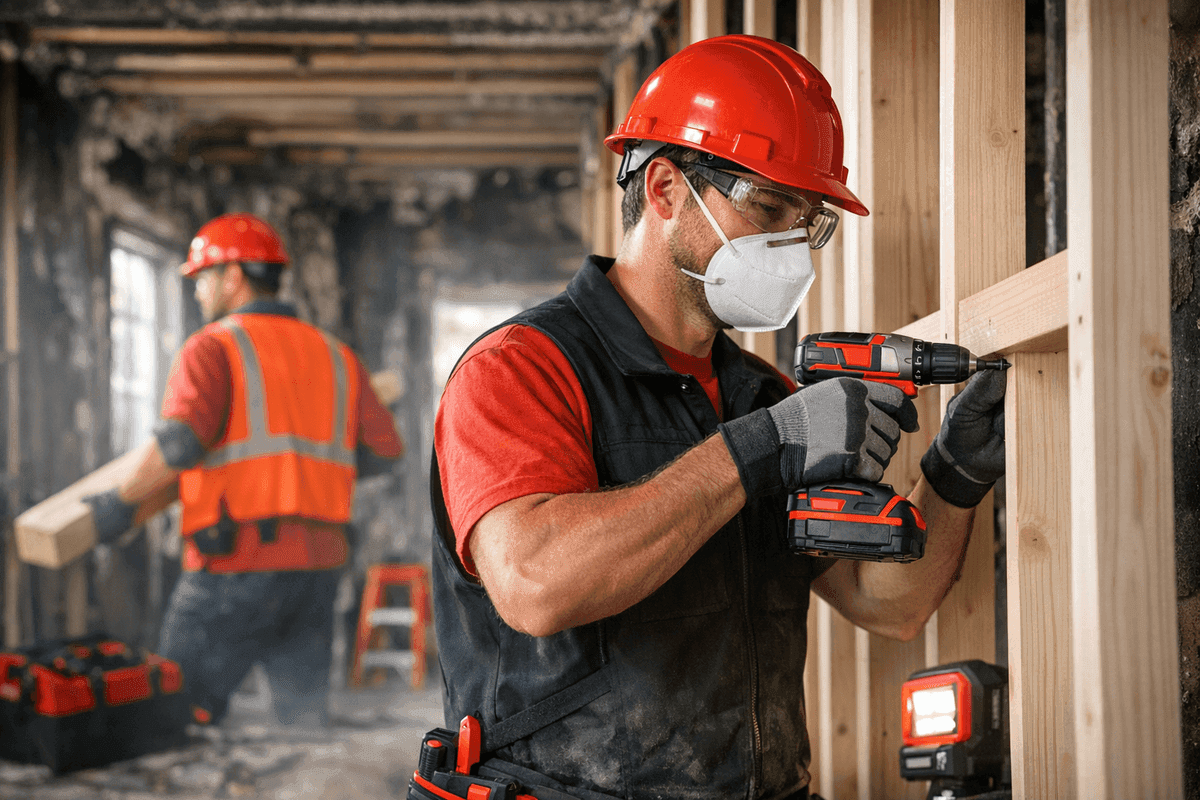 Reconstruction service by Phoenix Fire Damage Restoration